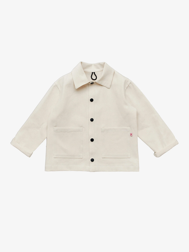 P Denim Jacket - Ecru - 2/4Y, 4/6Y