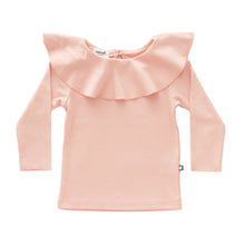 Load image into Gallery viewer, Oeuf Ruffle Collar Shirt - Blush - 4/5Y, 5/6Y