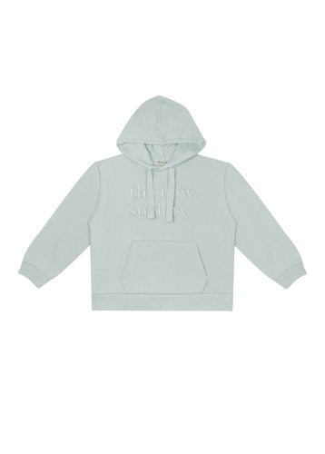 The New Society Logo Kangaroo Sweater - Pearl Blue - 8Y