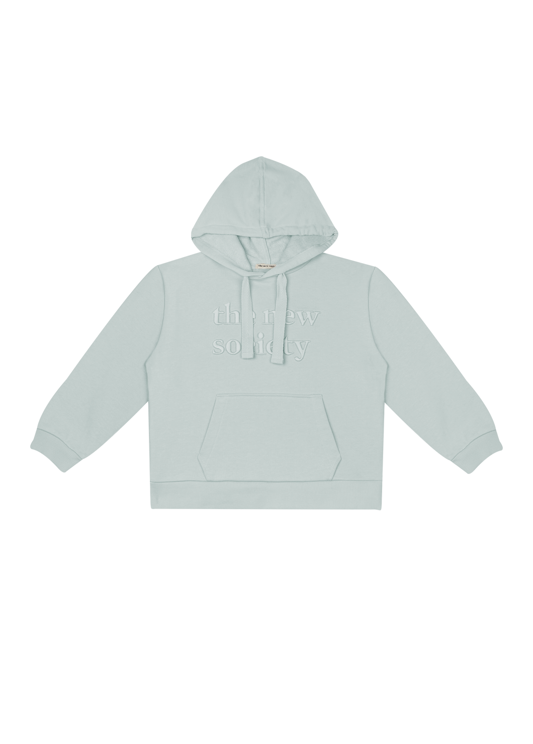 The New Society Logo Kangaroo Sweater - Pearl Blue - 8Y
