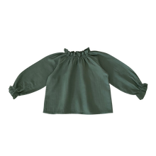 Load image into Gallery viewer, Liilu Nala Blouse - Dark Ivy / Light Mahongany - 2Y, 4Y, 6Y, 8Y