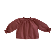 Load image into Gallery viewer, Liilu Nala Blouse - Dark Ivy / Light Mahongany - 2Y, 4Y, 6Y, 8Y