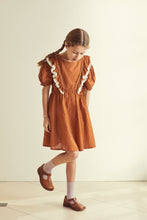 Load image into Gallery viewer, Caramel Orca Dress - Rust Dot - 3Y，4Y