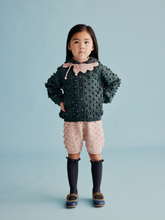 Load image into Gallery viewer, Misha &amp; Puff Hooded Popcorn Cardigan - Camp Green - 3Y Last One