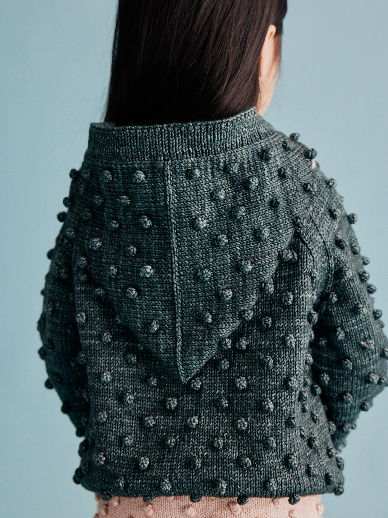 Green popcorn sweater sale