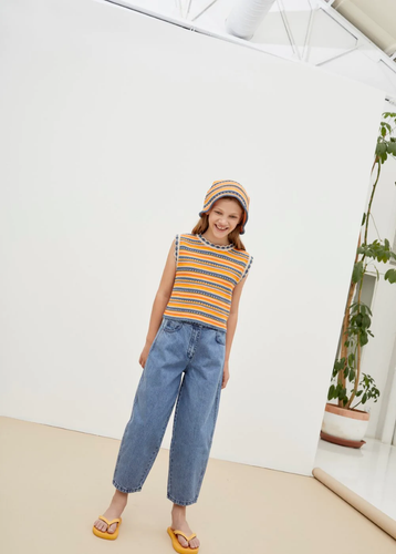 The New Society Gabriella Denim Pants - 3Y Last Ones