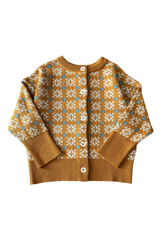 Mabli Ffion Cardigan - Marigold - 2Y, 4Y, 6Y