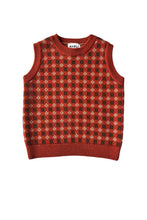 Load image into Gallery viewer, Mabli Castell Vest - Brick - 2Y, 4Y, 6Y