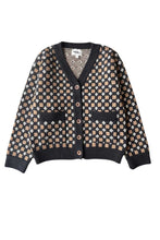 Load image into Gallery viewer, Mabli Castell Cardigan - Ink - 2Y, 4Y, 6Y