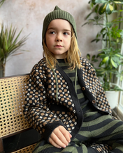 Load image into Gallery viewer, Mabli Castell Cardigan - Ink - 2Y, 4Y, 6Y
