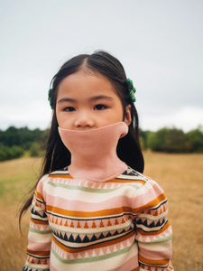 Misha & Puff Puff Sleeve Turtleneck - Rosette Blanket Pattern - 3Y