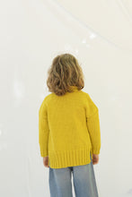 Load image into Gallery viewer, Nonna Lietta Gilda Mini Organic Cotton Cardigan in Golden Yellow - 4Y, 6Y