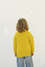 Load image into Gallery viewer, Nonna Lietta Gilda Mini Organic Cotton Cardigan in Golden Yellow - 4Y, 6Y