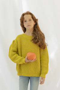 Nonna Lietta Trinilov Mini Organic Cotton Jumper in Golden Yellow