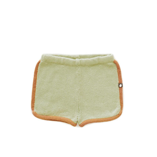 Oeuf 70's Shorts -Pale Green - 4-5Y Last One