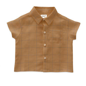 Oeuf Button Down Shirt - Doe - 2-3Y Last One
