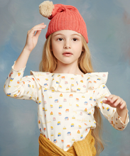 Load image into Gallery viewer, Oeuf Ruffle Collar Shirt - Blush - 4/5Y, 5/6Y