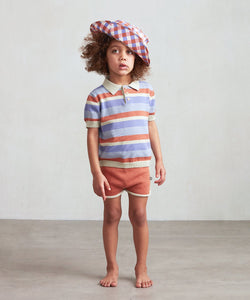 Oeuf 70's Shorts - Burnt Orange - 18-24M, 4-5Y