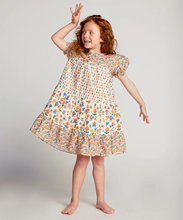Load image into Gallery viewer, Oeuf Tiered Dress - Multi/Small Flower - 2/3Y, 4/5Y