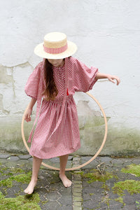 Frou Frou Dress Tunic - Check 6Y Last One