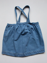 Load image into Gallery viewer, The Simple Folk Oversized Denim Pinafore - 2/3Y, 3/4Y