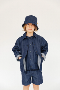 P Denim Jacket - Indigo - 2/4Y, 4/6Y