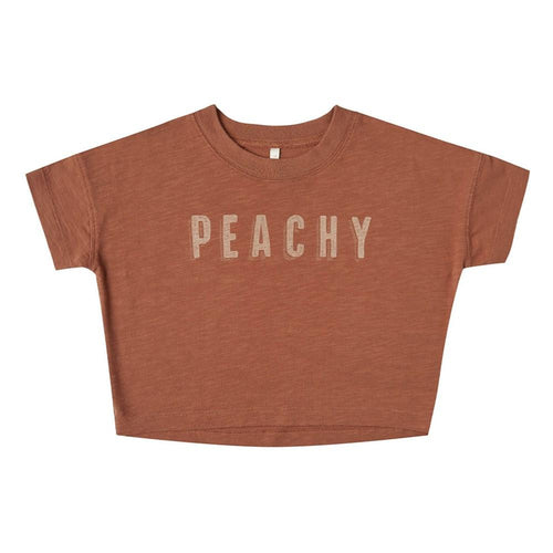 Rylee & Cru Peachy Boxy Tee - 2-3Y, 4-5Y, 6-7Y