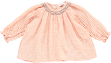 Load image into Gallery viewer, Happyology Piper Baby Blouse - Blush 6-12M Last One