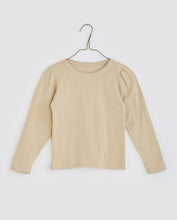 Load image into Gallery viewer, Little Cotton Clothes Pointelle LS Organic T-shirt - Nutmeg - 18/24M, 3/4Y, 4/5Y