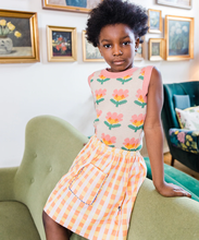 Load image into Gallery viewer, Oeuf Ric Rac Skirt - Papaya/Gingham, Multi/Large Flower, Multi/Small Flower - 2/3Y, 3/4Y, 4/5Y, 5/6Y