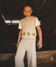 Load image into Gallery viewer, Oeuf Vest and Pants Set - Bright Beige - 2/3Y, 3/4Y, 5/6Y