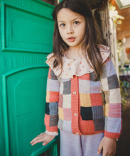 Load image into Gallery viewer, Oeuf Patchwork Cardigan - Rose - 2/3Y, 3/4Y, 5/6Y