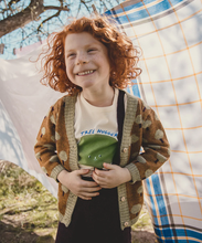Load image into Gallery viewer, Oeuf Tree Motif Cardigan - Acorn - 3/4Y, 4/5Y, 5/6Y