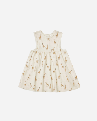 Rylee + Cru Layla Mini Dress - Giraffes - 2/3Y, 4/5Y, 6/7Y