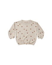 Load image into Gallery viewer, Rylee + Cru Slouchy Pullover - Heart - 12/18M, 6/7Y