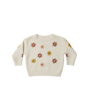 Load image into Gallery viewer, Rylee + Cru Cassidy Sweater - Flowers - 18/24M, 2/3Y, 4/5Y