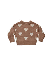 Load image into Gallery viewer, Rylee + Cru Knit Pullover - hearts - 18/24M, 4/5Y