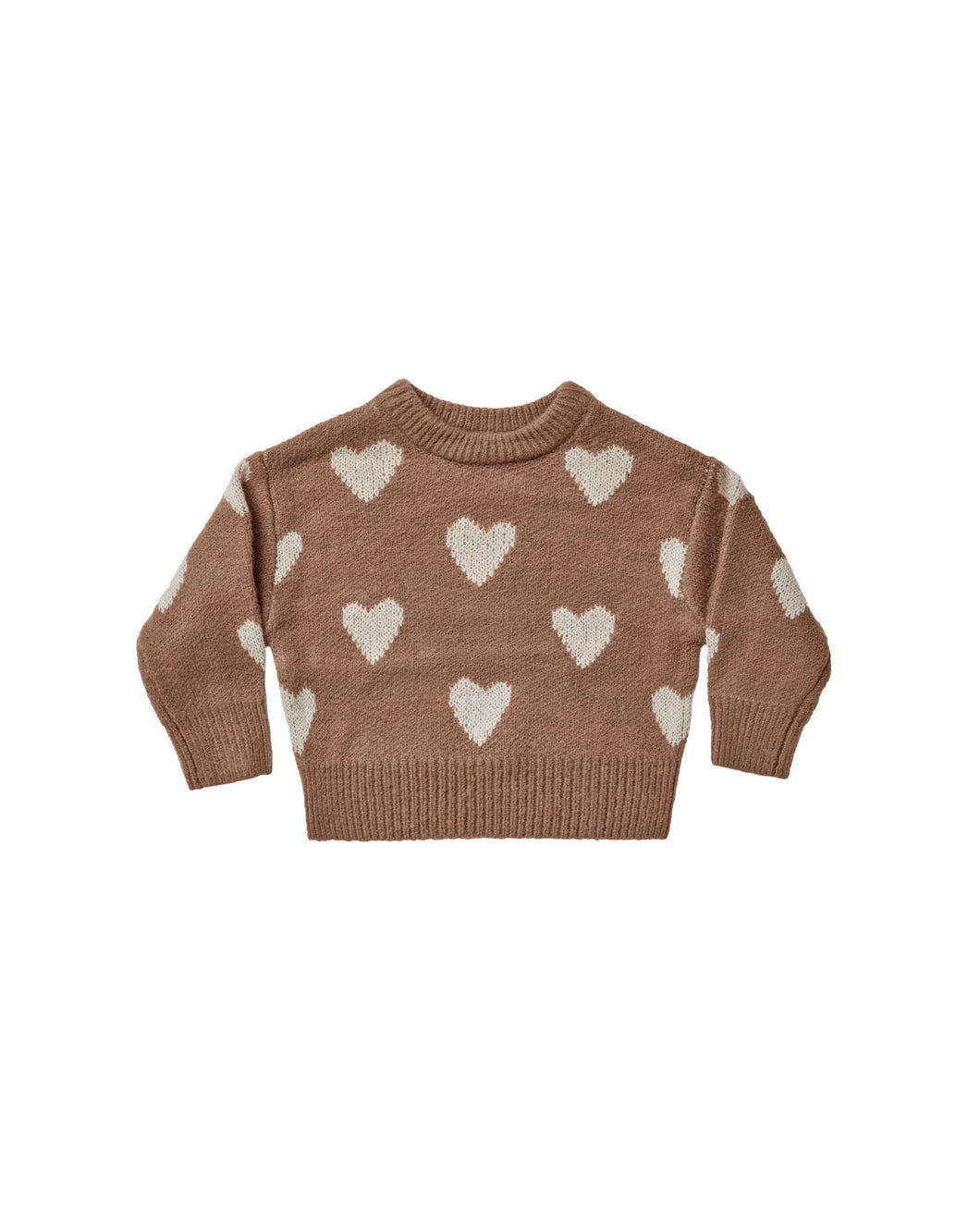 Rylee + Cru Knit Pullover - hearts - 18/24M, 4/5Y, 6/7Y