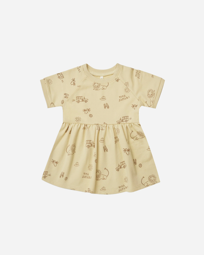 Rylee + Cru Raglan Dress - Viva Safari - 2/3Y, 4/5Y