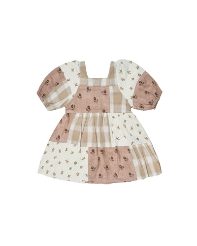 Rylee + Cru Gretta Dress - Patchwork - 18/24M, 4/5Y, 6/7Y