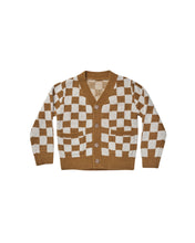 Load image into Gallery viewer, Rylee + Cru Button Cardigan - Checkerboard - 18/24M, 2/3Y, 4/5Y, 6/7Y