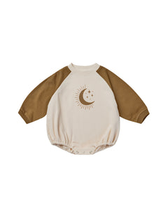 Rylee + Cru Crew Neck Romper - Moonlight - 6/12M, 12/18M, 18/24M