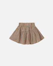 Load image into Gallery viewer, Rylee + Cru Sparrow Skirt - Camel Gingham - 2/3Y, 4/5Y, 6/7Y