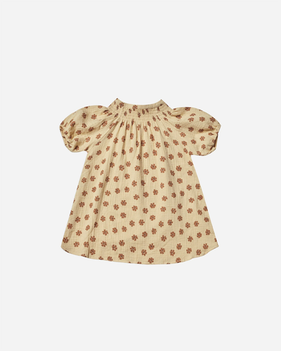 Rylee + Cru Kyleen Dress - Lemon Daisies - 2/3Y, 4/5Y, 6/7Y