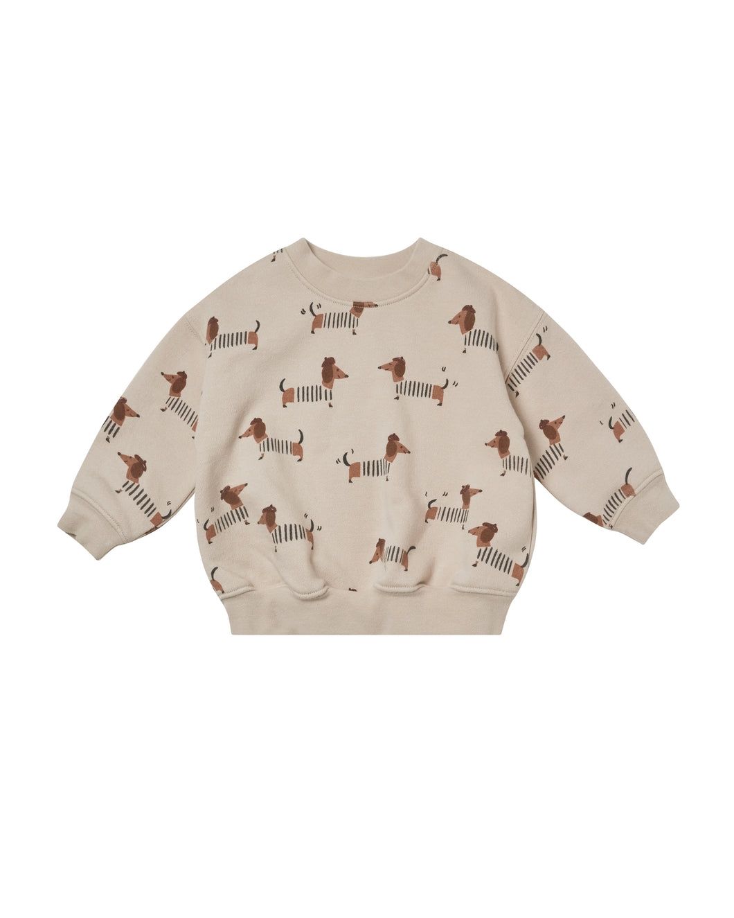 Rylee + Cru Relaxed Sweatshirt - Dachshund - 18/24M, 2/3Y