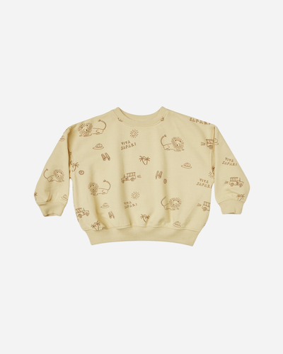 Rylee + Cru Relaxed Sweatshirt - Viva Safari - 2/3Y, 4/5Y, 6/7Y