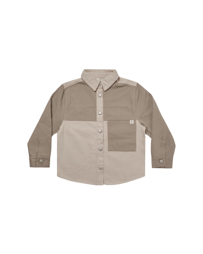 Rylee + Cru Walker Overshirt - Pebble - 2/3Y, 4/5Y, 6/7Y