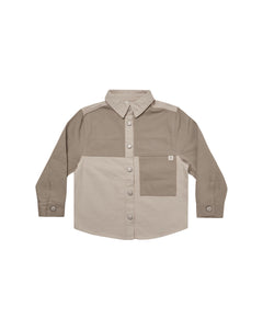 Rylee + Cru Walker Overshirt - Pebble - 2/3Y, 4/5Y, 6/7Y