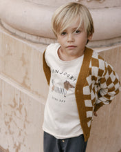Load image into Gallery viewer, Rylee + Cru Button Cardigan - Checkerboard - 18/24M, 2/3Y, 4/5Y, 6/7Y