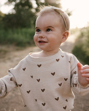 Load image into Gallery viewer, Rylee + Cru Slouchy Pullover - Heart - 12/18M, 6/7Y